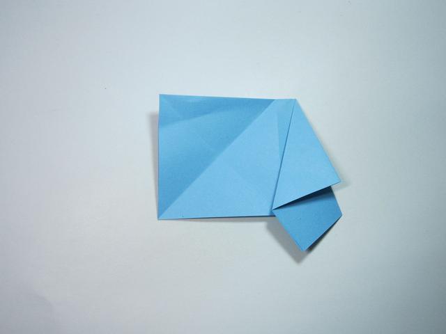 儿童手工折纸:简单的立体五角星折纸步骤图解