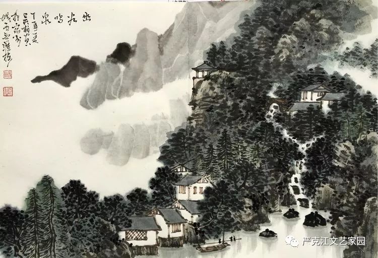 名家吴柏先生国画作品微展