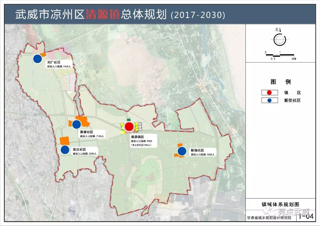 《武威市凉州区清源镇总体规划(2017-2030)》