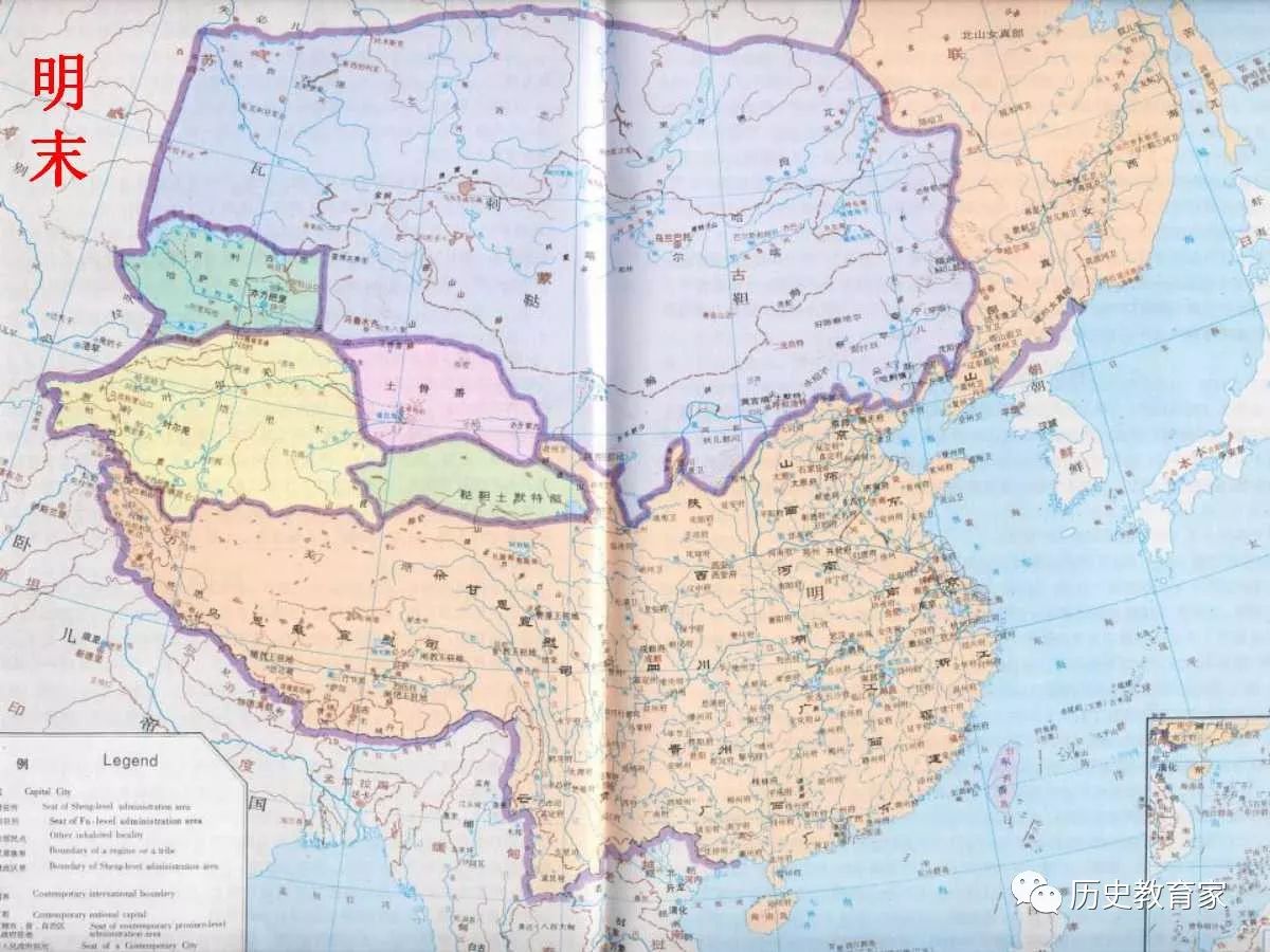 【教学研究】中国历史朝代版图及疆域发展汇总