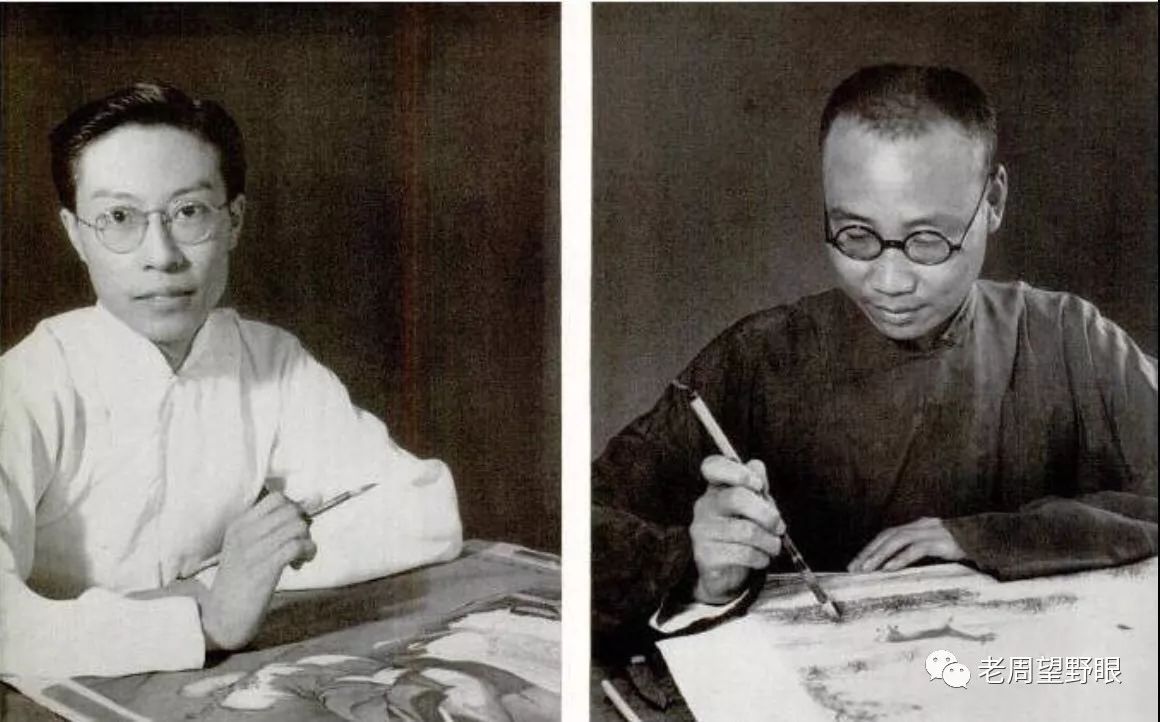 (右)辅仁大学美术系中还有一位大师,笔名墨浪,原名王肃达(1910-1953)