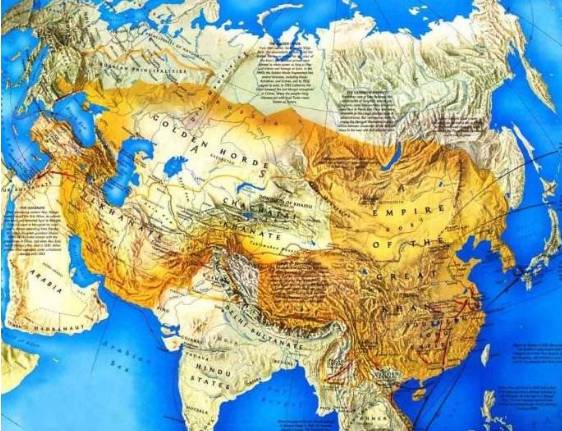 蒙古帝国时期版图面积有多大?
