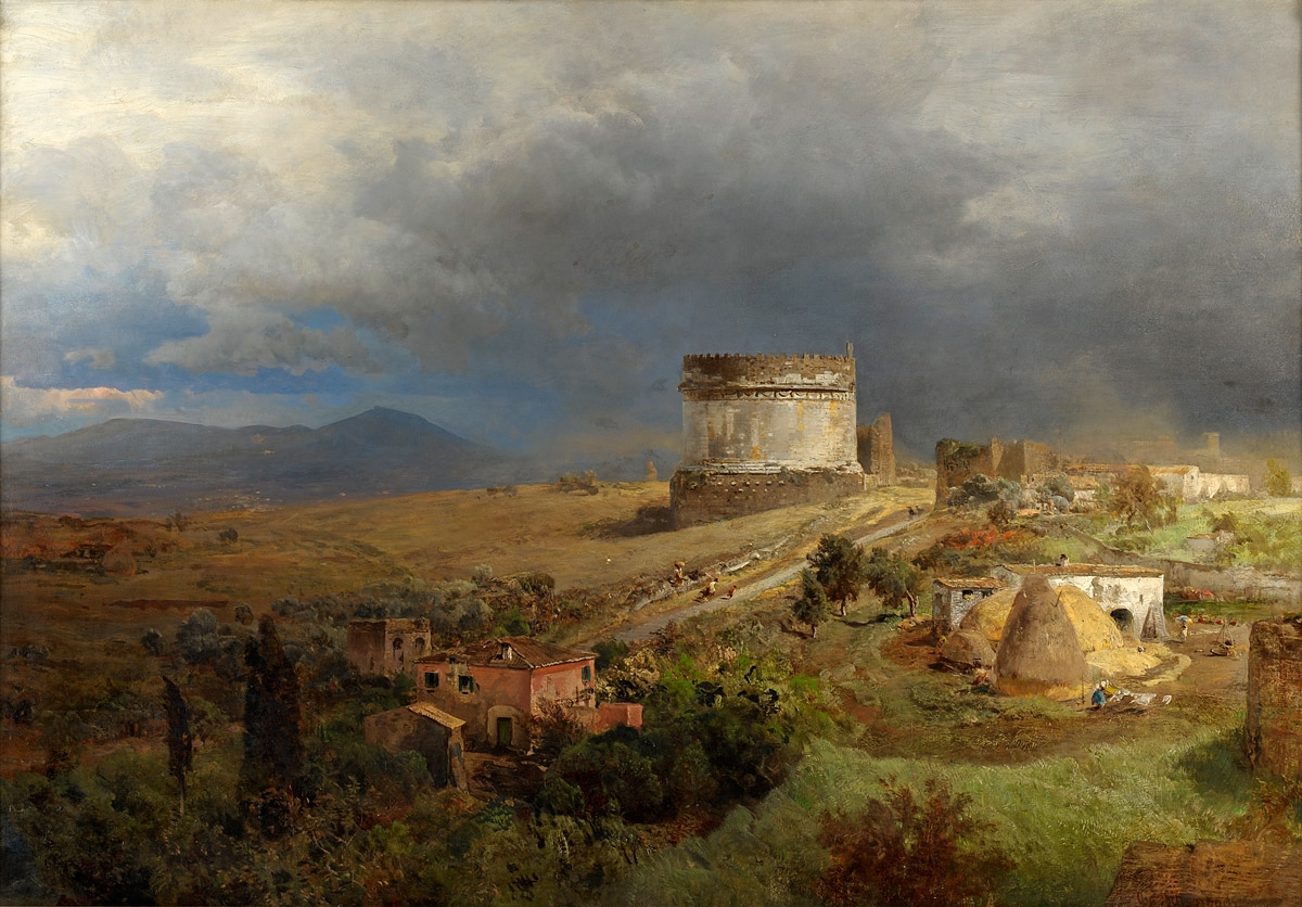 德国油画大师 oswald achenbach 风景油画作品合辑(捌