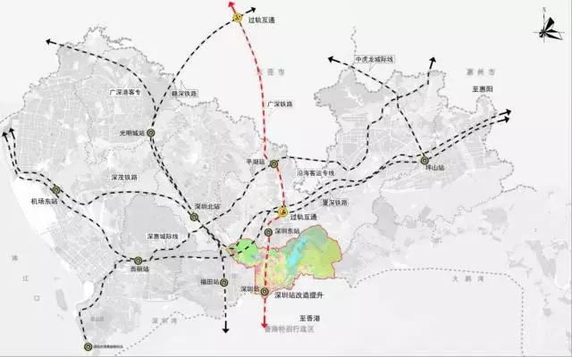 其它 正文  为此,罗湖推进广深铁路与赣深铁路,厦深铁路过轨互通,谋划