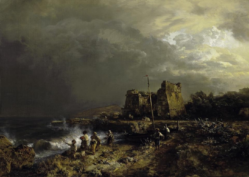 德国绘画大师 oswald achenbach 风景油画作品合辑(贰