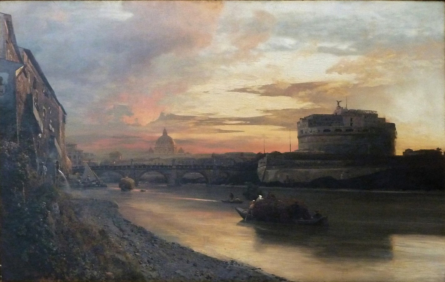 德国油画大师 oswald achenbach 风景油画作品合辑(捌