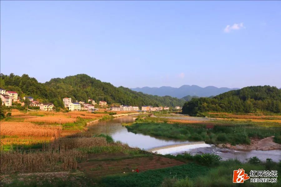 桑植美丽乡村之王家坡的秋冬景色