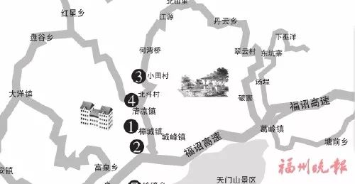 永泰位于福建中部,山多林密,有城关,嵩口,梧桐,葛岭,大洋,白云,同安等