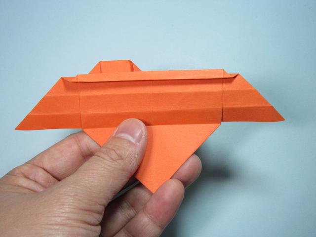 儿童手工折纸心:带翅膀的爱心折纸步骤图解