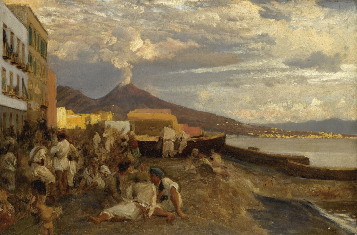 德国绘画大师 oswald achenbach 风景油画作品合辑(壹)