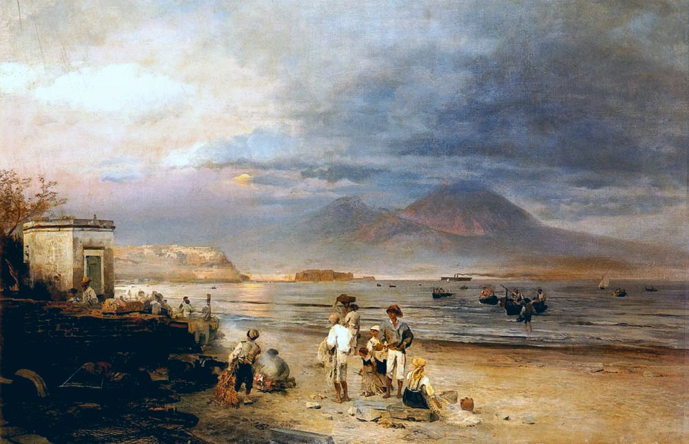 德国绘画大师 oswald achenbach 风景油画作品合辑(叁)