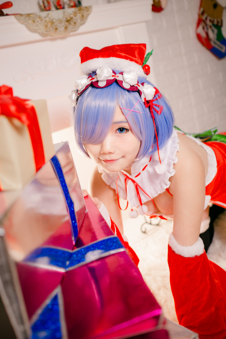 圣诞蕾姆cosplay