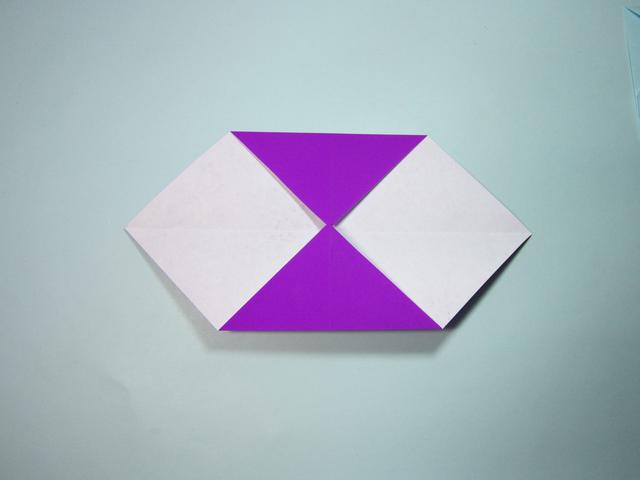 儿童手工折纸:简单的信封折纸步骤图解