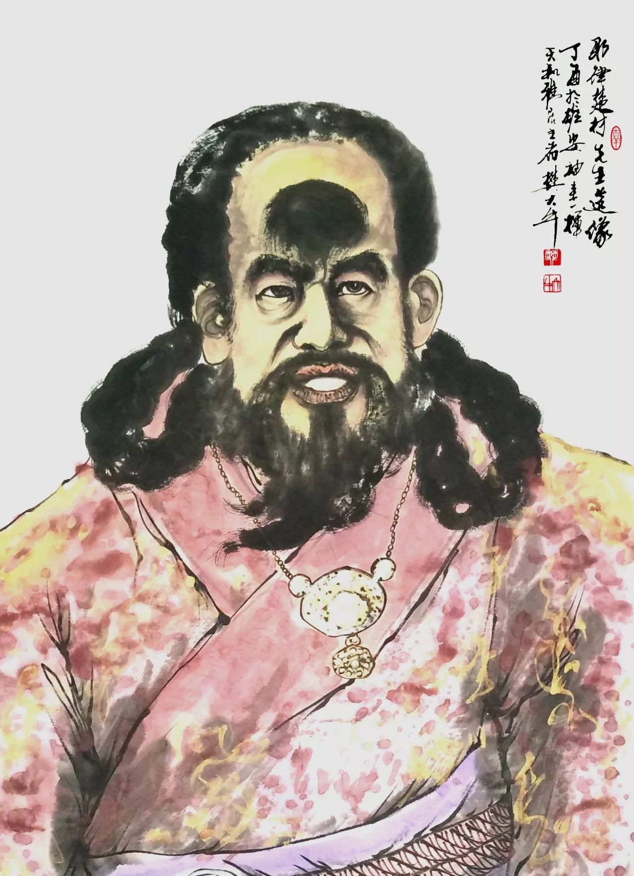 樊大牛历史人物画三