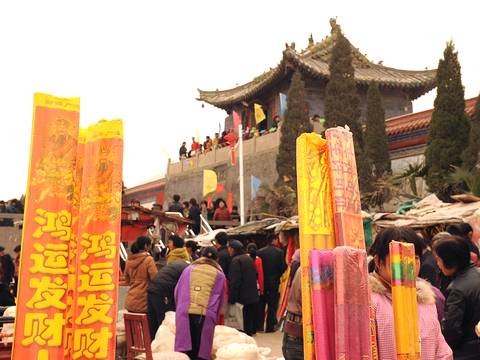 洛阳灵山寺,庙会现场,香客们实在是给力啊