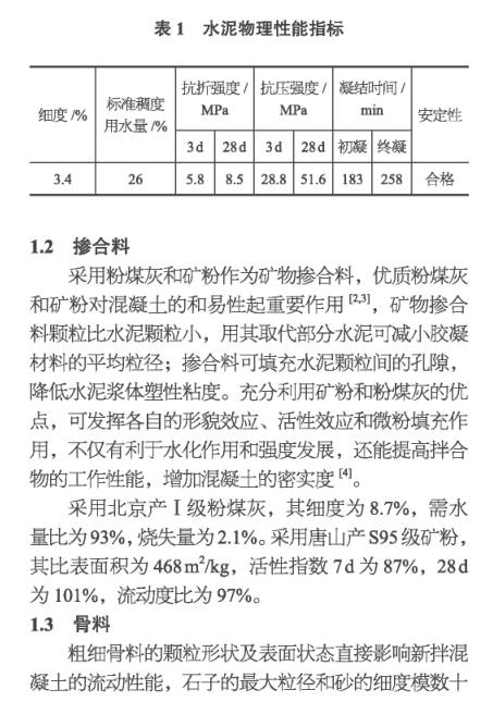 c50清水自密实混凝土的配制及应用