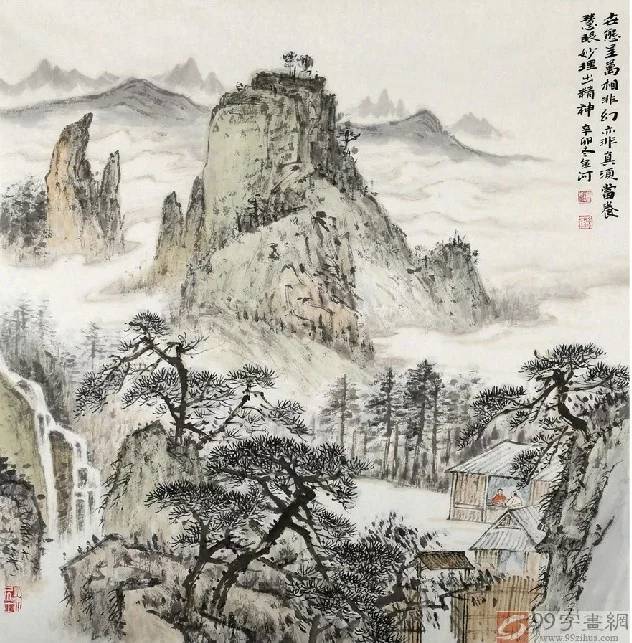 刘金河精品山水画