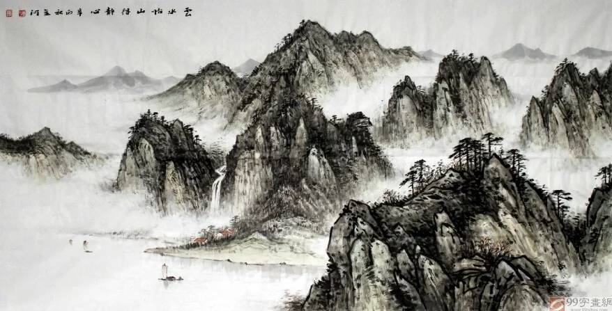 刘金河精品山水画