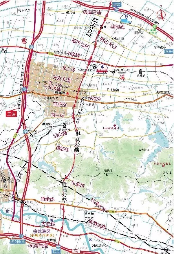 该工程建设用地征收公告也已于今年7月公布,标志着胜陆公路余姚段即将