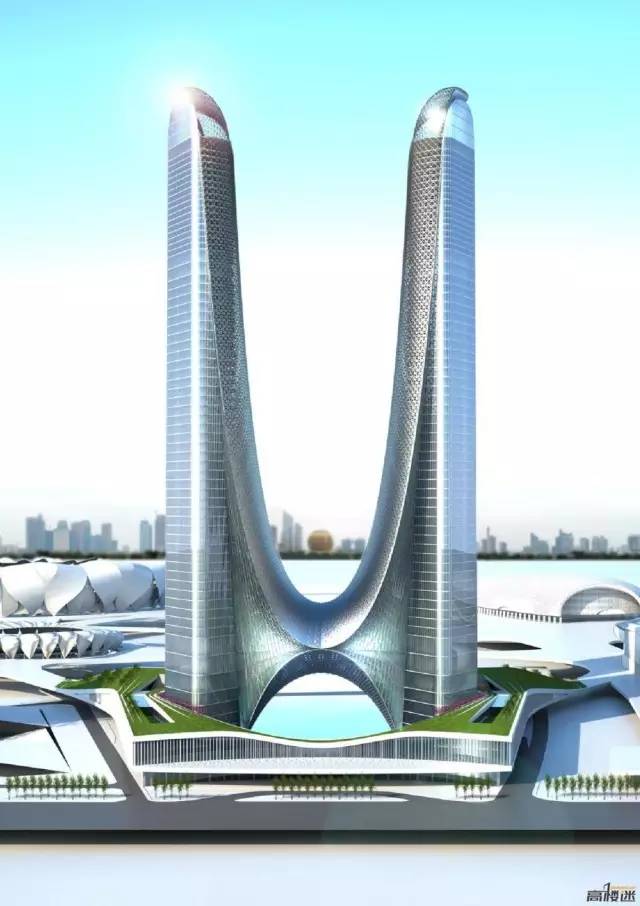萧山未来新地标来了3026米杭州第一高楼长三角最高双塔建筑