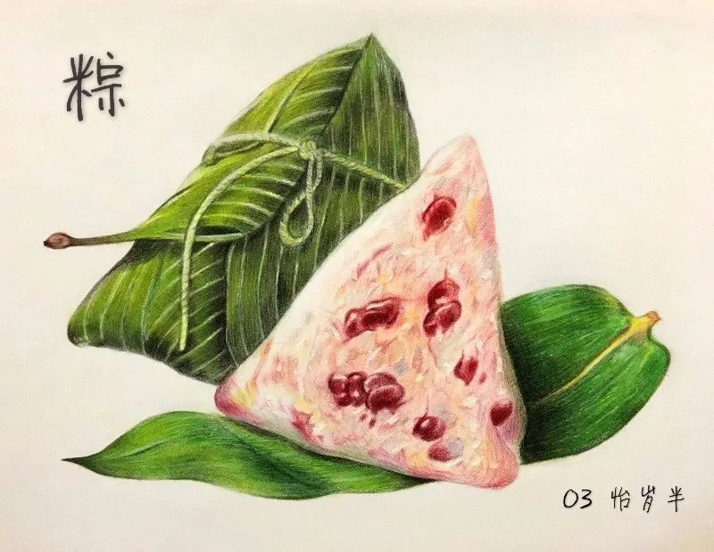 当美食与彩铅相遇,看完我饿了