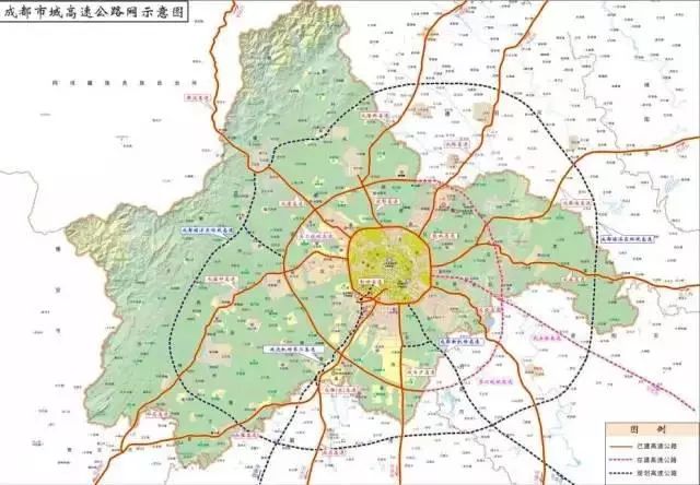 成都第三绕城高速是分成了东西南北4段进行建设,12月28日即将开通的