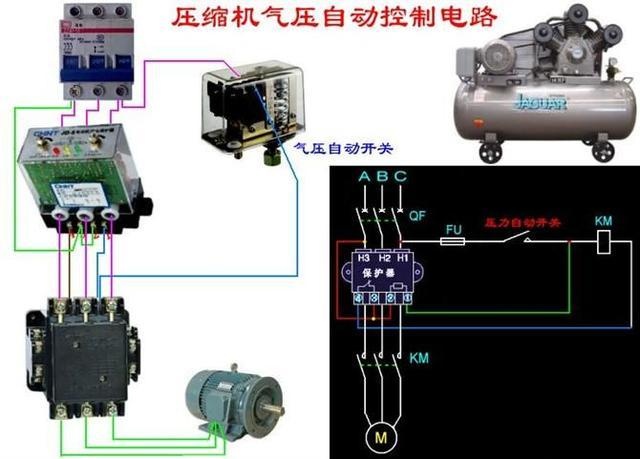 电工必备最齐全电路开关回路断路器电机接线图非常值得收藏