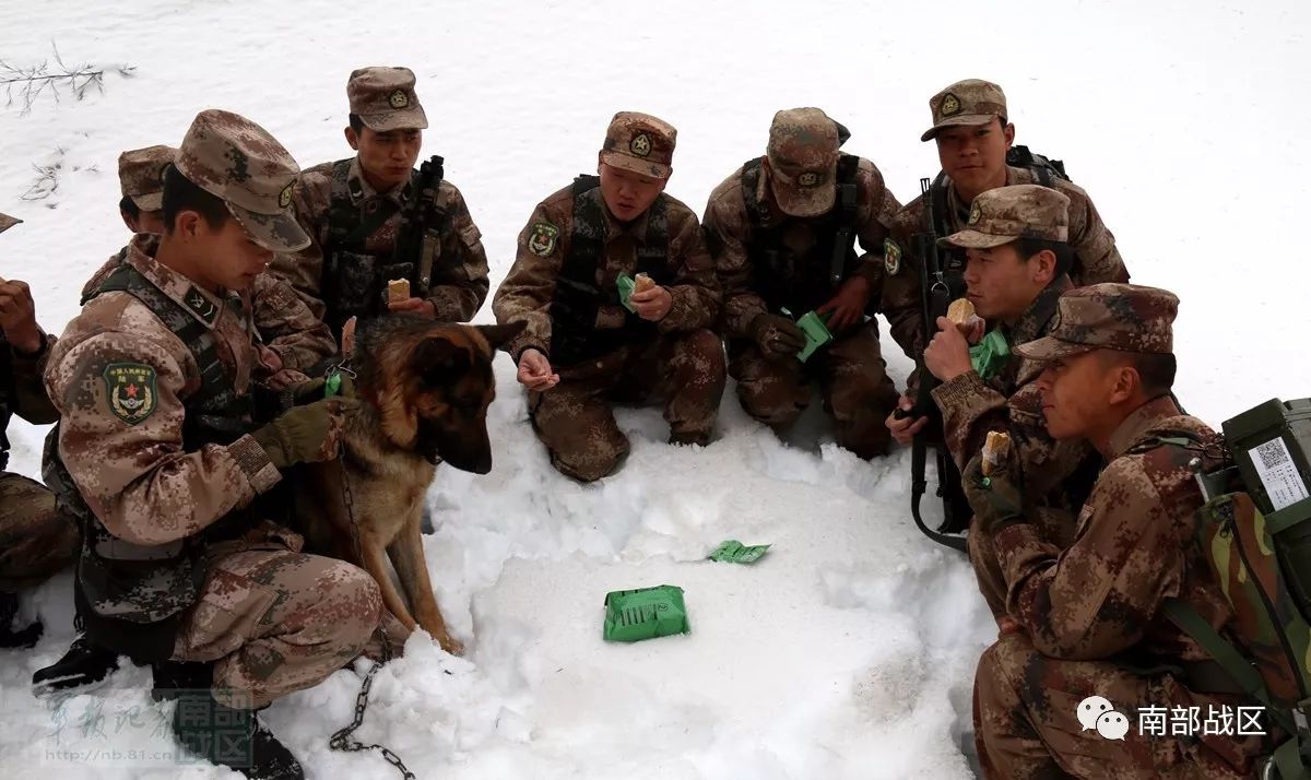 没错,这是南方!边防官兵顶风冒雪堪比塞北