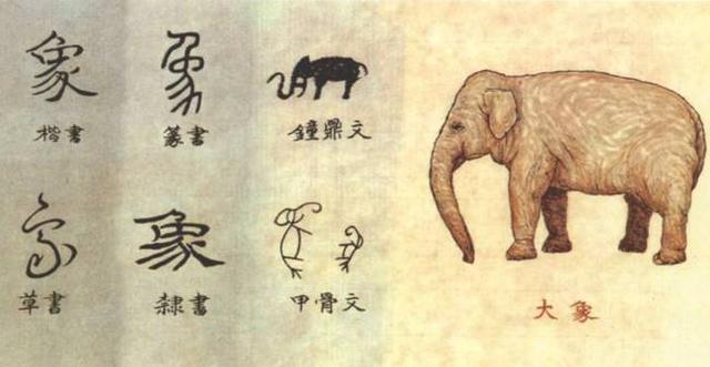 包括甲骨文里的"象"也几乎是简笔画了~ 南北朝  到了南北朝时期,中国