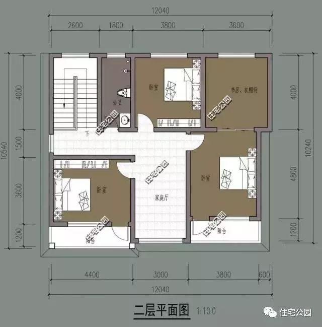 2017年最受欢迎的10套户型,占地10x12米,第一名到底有