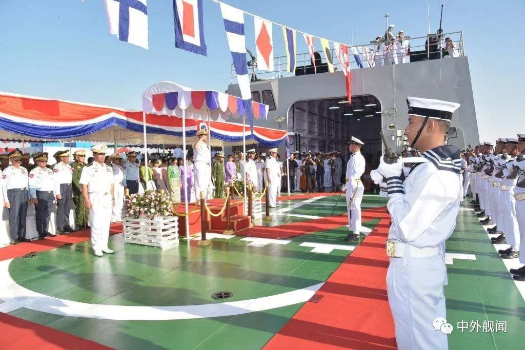 缅甸海军同时服役多艘国产新型舰艇