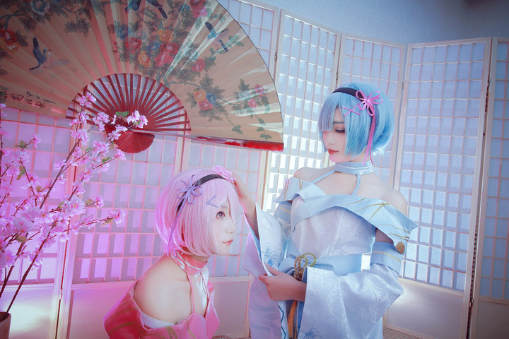 从零开始的异世界生活 拉姆x雷姆cosplay