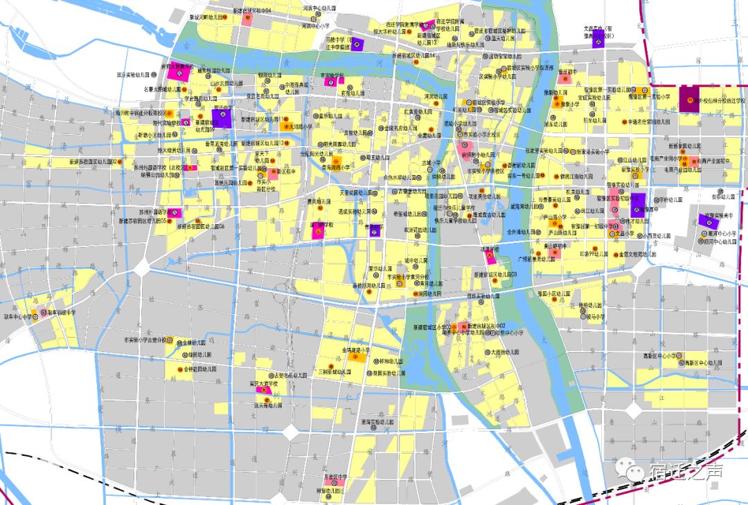 921微头条重磅宿迁市中心城区基础教育设施布局规划20172030修编方案