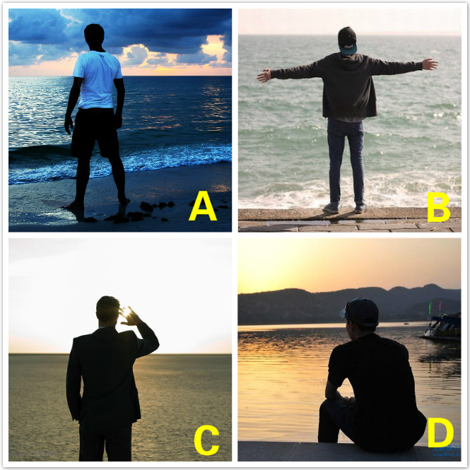 心理测试:看背影,你觉得哪个男人最可靠?测你能否被别人信任