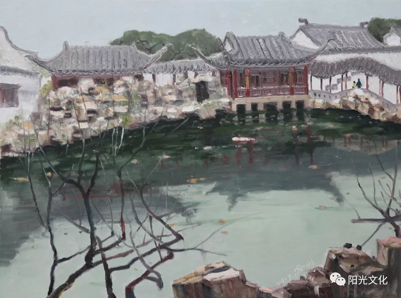 《网师园之三》60x80cm