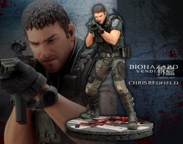 寿屋artfx《生化危机:复仇》1:6 克里斯 chris redfield