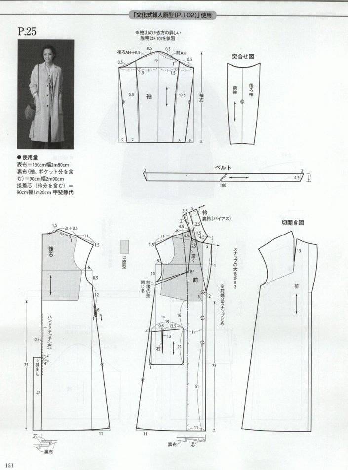 图纸集 | 超多款时尚大衣的纸样整理