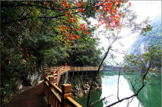 该抛下疲惫,爬爬山,旅游 正文 △房县野人谷景区 △房县野人洞景区