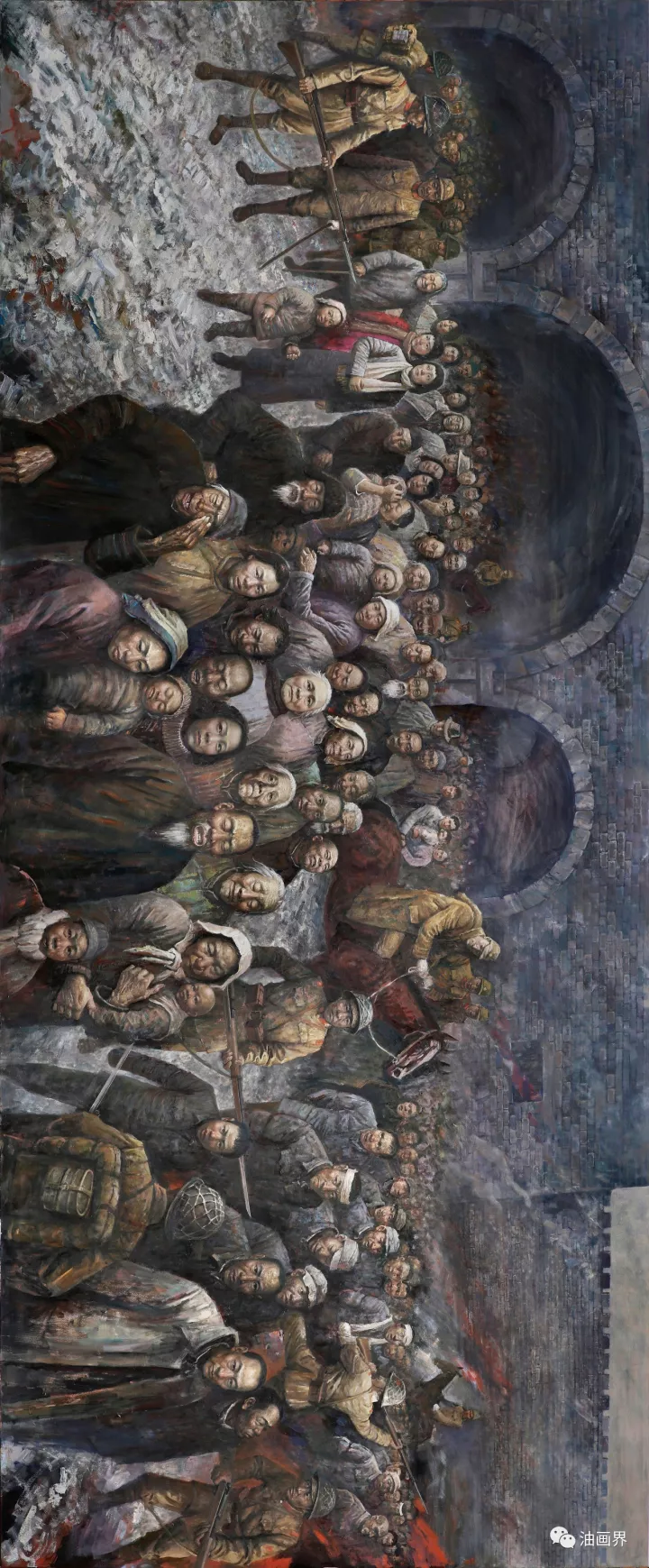 迟连城大型历史组画《铭记1937南京大屠杀》巡回展