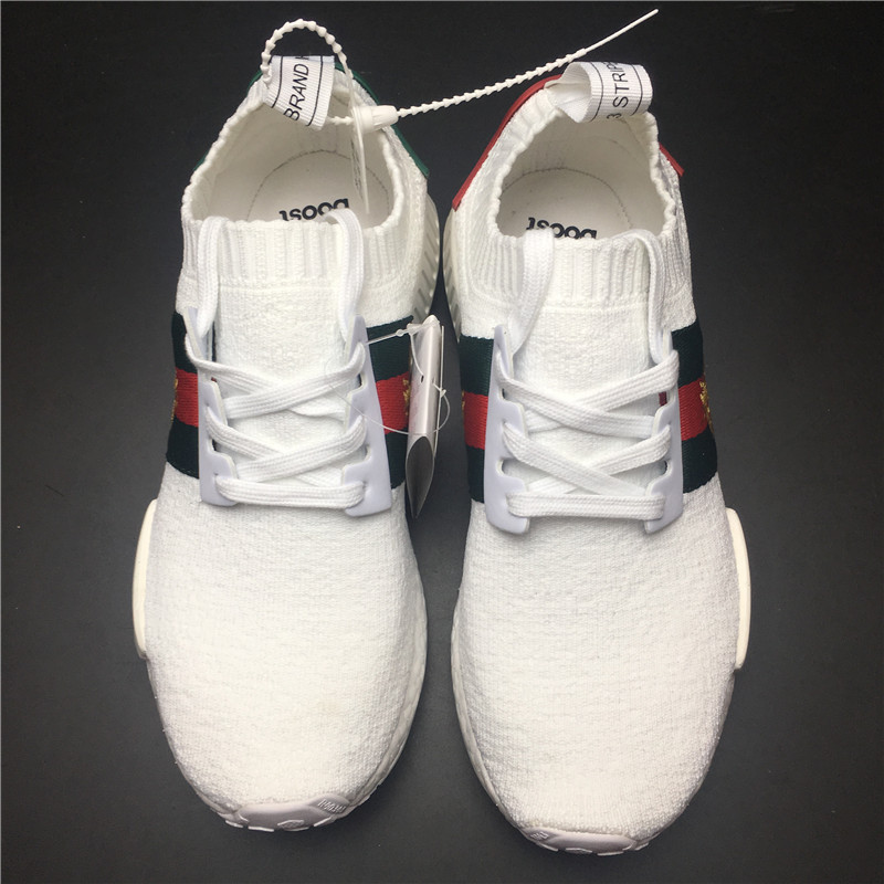 adidas nmd r1 x gucci 联名款 小蜜蜂 实拍图