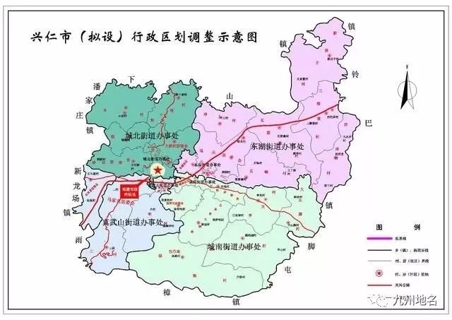 东邻贞丰县,南接兴义市,安龙县,西接普安县,北接晴隆县,东北与关岭