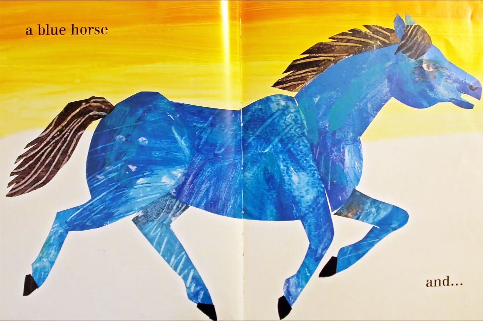 《the artist who painted a blue horse》