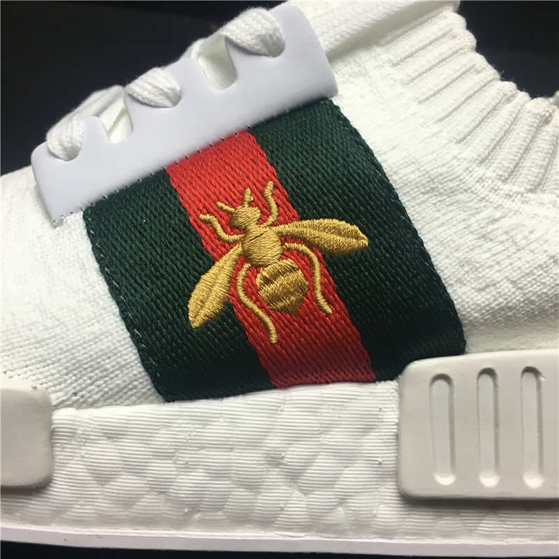 adidas nmd r1 x gucci 联名款 小蜜蜂 实拍图