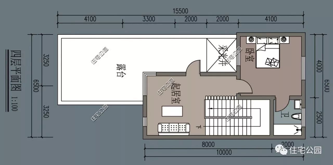 6x15米小面宽别墅两侧不开窗亦可作联排设计全图视频展示