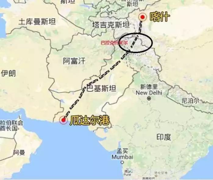 就在于克什米尔地区在印度看来属于"他的领土",中巴在这里建设经济