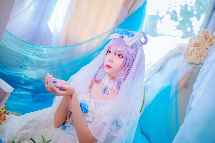 vsinger洛天依花嫁cosplay