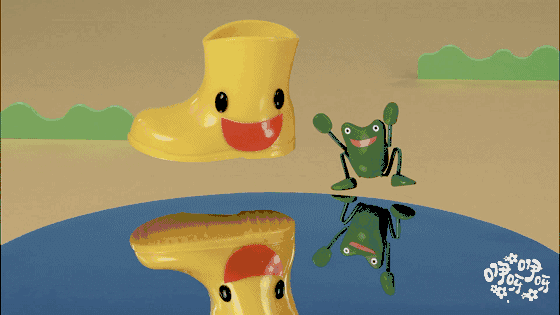 小青蛙,呱呱呱,一起唱歌吧!