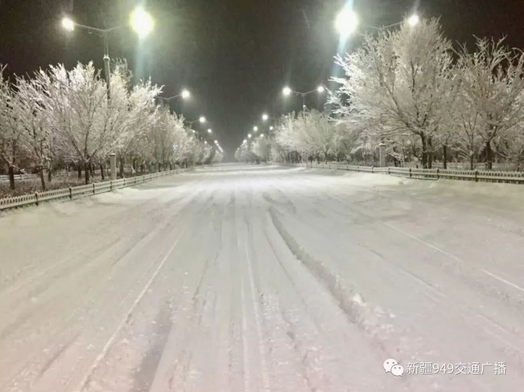 因下雪,造成路面湿滑,不具备安全通车条件,由当地交警部门实施交通