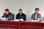 沂南县双堠镇第一书记工作大组召开述职评议会