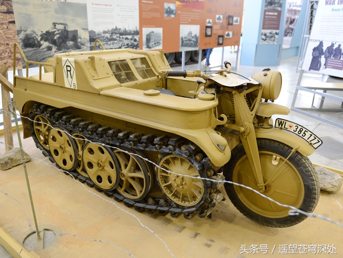 kettenkrad-半履带式摩托车,1940-1945年量产,二战后民用化